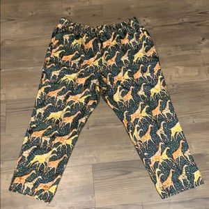J.Crew silk cropped pants